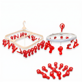 Kit Casa Amada Love Poly Play - Varal Retangular + Varal Bailarina + Prendedores Love