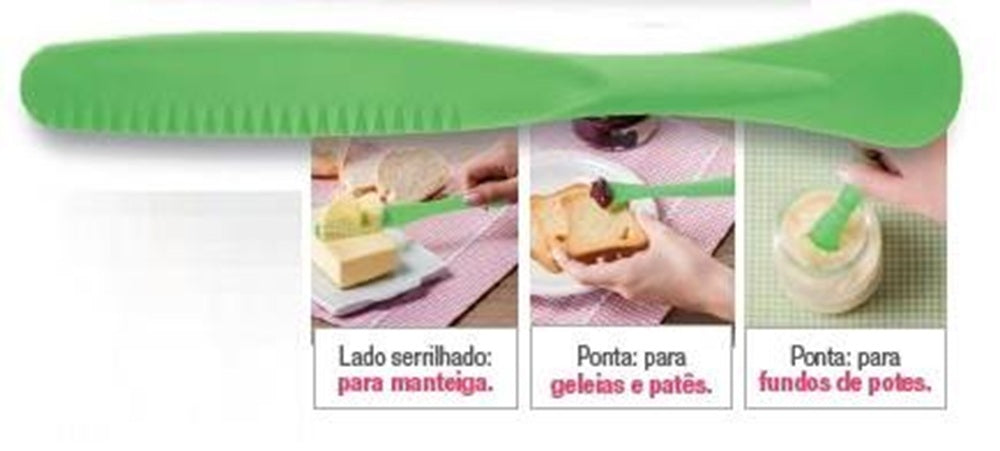 Espátula de Manteiga, geleia, Nutella , Cream Cheese, patês etc Multiuso Poly Play ( 12 unidades )
