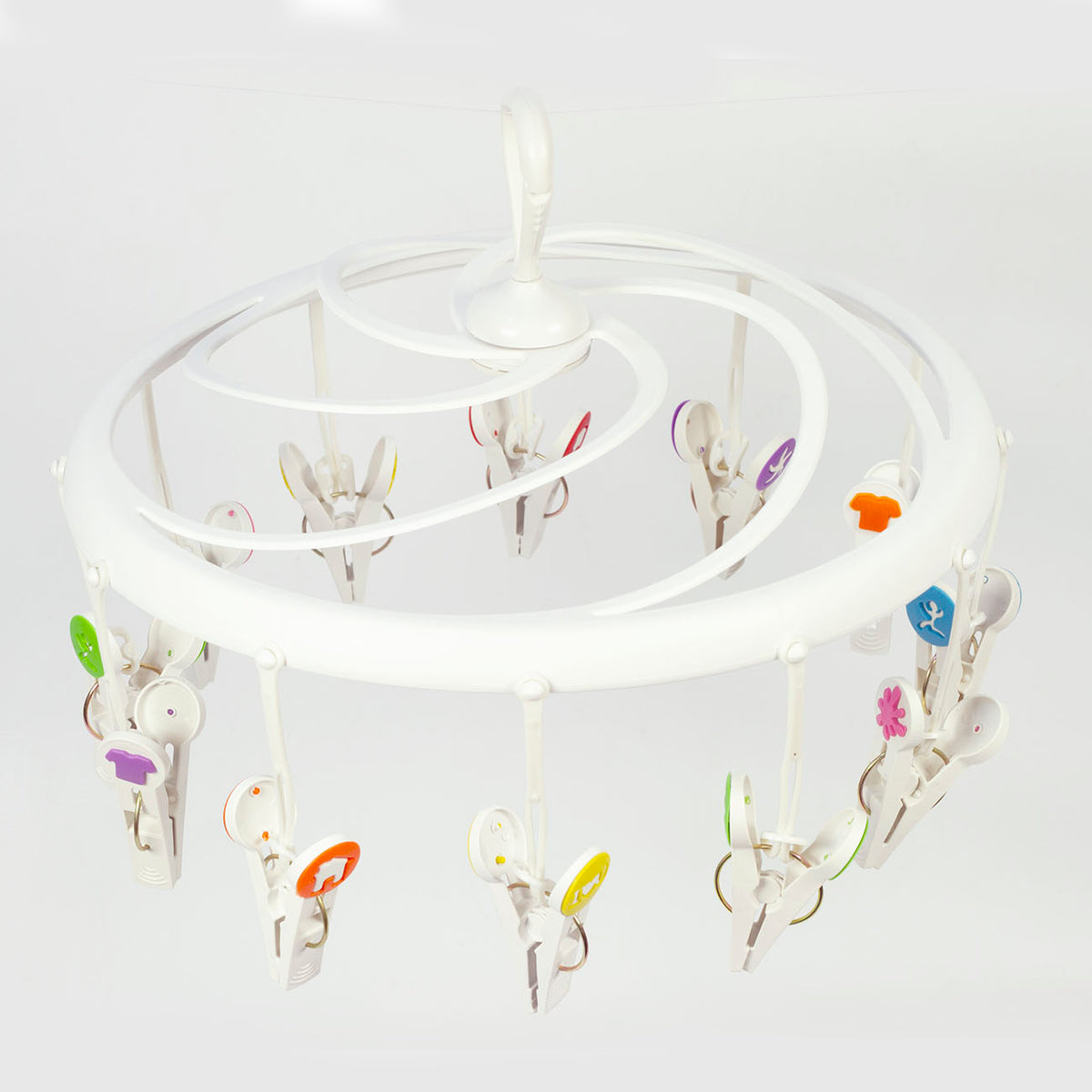 Varal Bailarina PrendMania Poly Play 12 Prendedores - Design Inovador Compacto - Poly Play