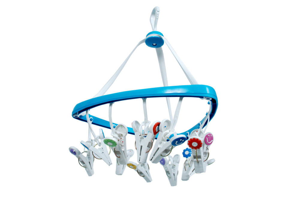 Varal Triangular PrendMania Poly Play 12 Prendedores - Solução Inteligente para Íntimas