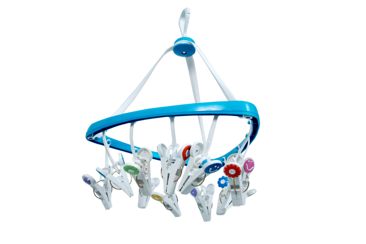 Varal Triangular PrendMania Poly Play 12 Prendedores - Solução Inteligente para Íntimas