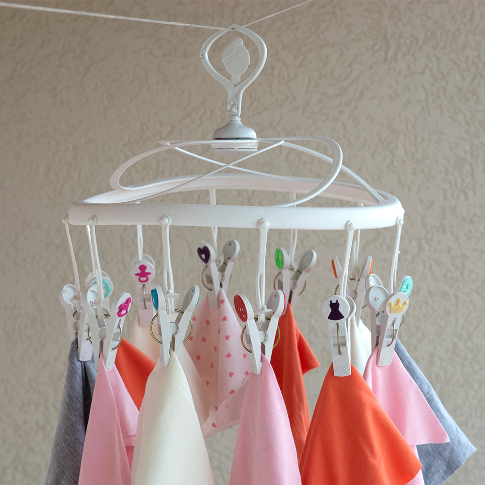 Varal Bailarina PrendMania Poly Play 12 Prendedores - Design Inovador Compacto