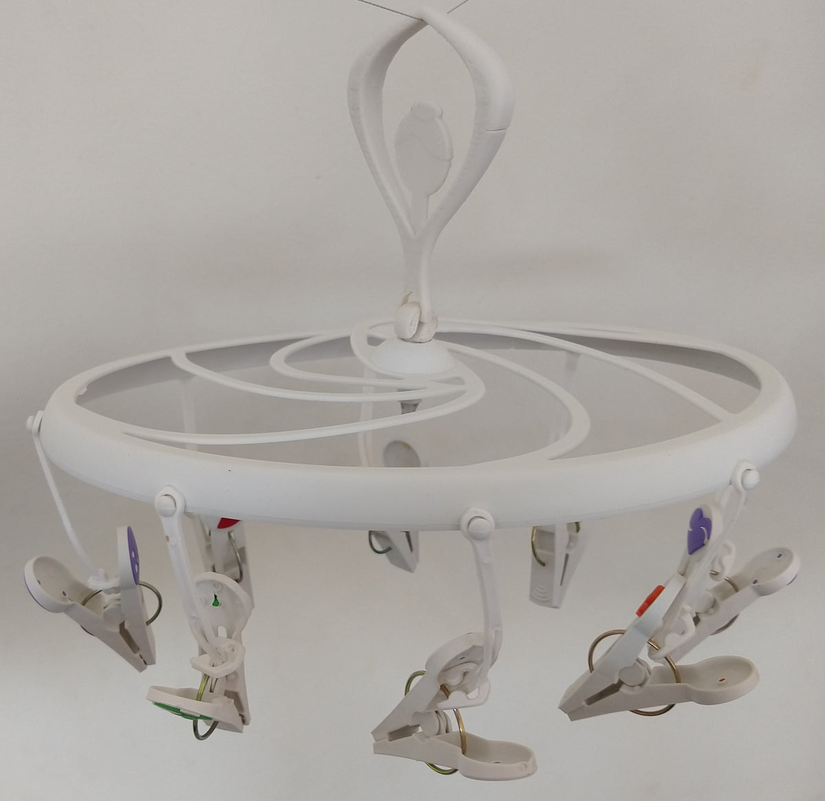 Varal Bailarina PrendMania Poly Play 8 Prendedores + 1 Varal Cata-vento Flor - Design Inovador Antiqueda