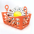 Kit Varal II Poly Play - 1 Cesto sem queda + 10 Prendedores Daisy Grande Abertura - Poly Play