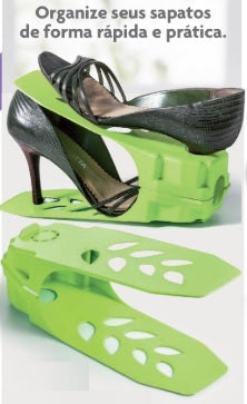 Organizador de Sapatos Poly Play - Dobra Capacidade do Armário em 100% ( 10 unidades )