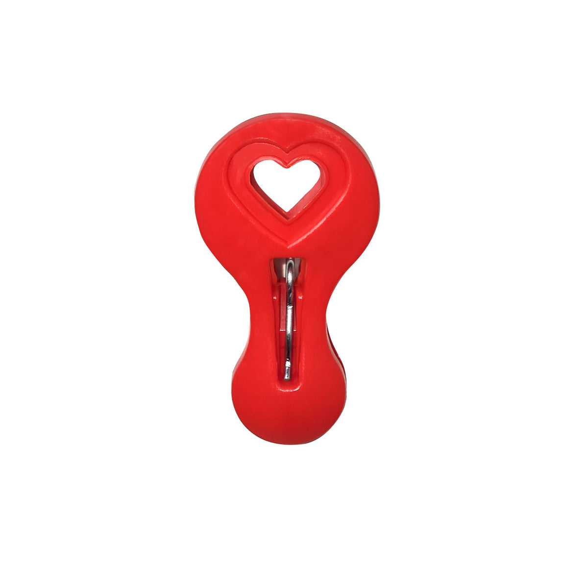 Prendedor de Roupa Love Poly Play 24 Unidades - Design Coração Ergonômico - Varal de chão