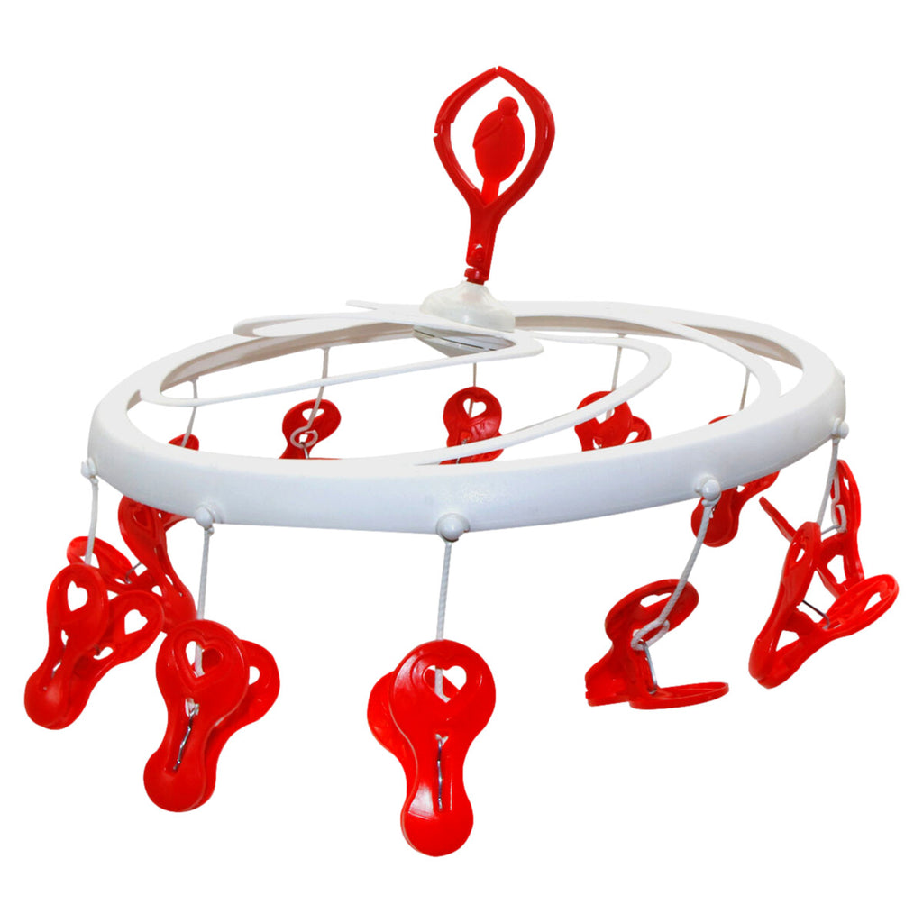 Varal Bailarina Poly Play 12 Prendedores Love - Grande Área, Lavanderia Decorada - Poly Play