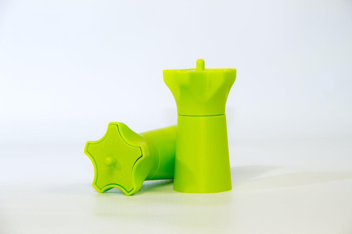Triturador de Sal e Pimenta Poly Play - Ajuste de Grão, Tempero Fresco ( 2 unidades ) - Poly Play