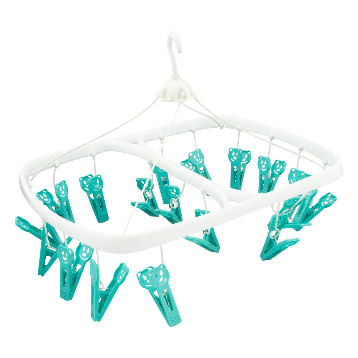 Varal Retangular Poly Play 19 Prendedores Happy - Alegria com Alta Capacidade - Poly Play