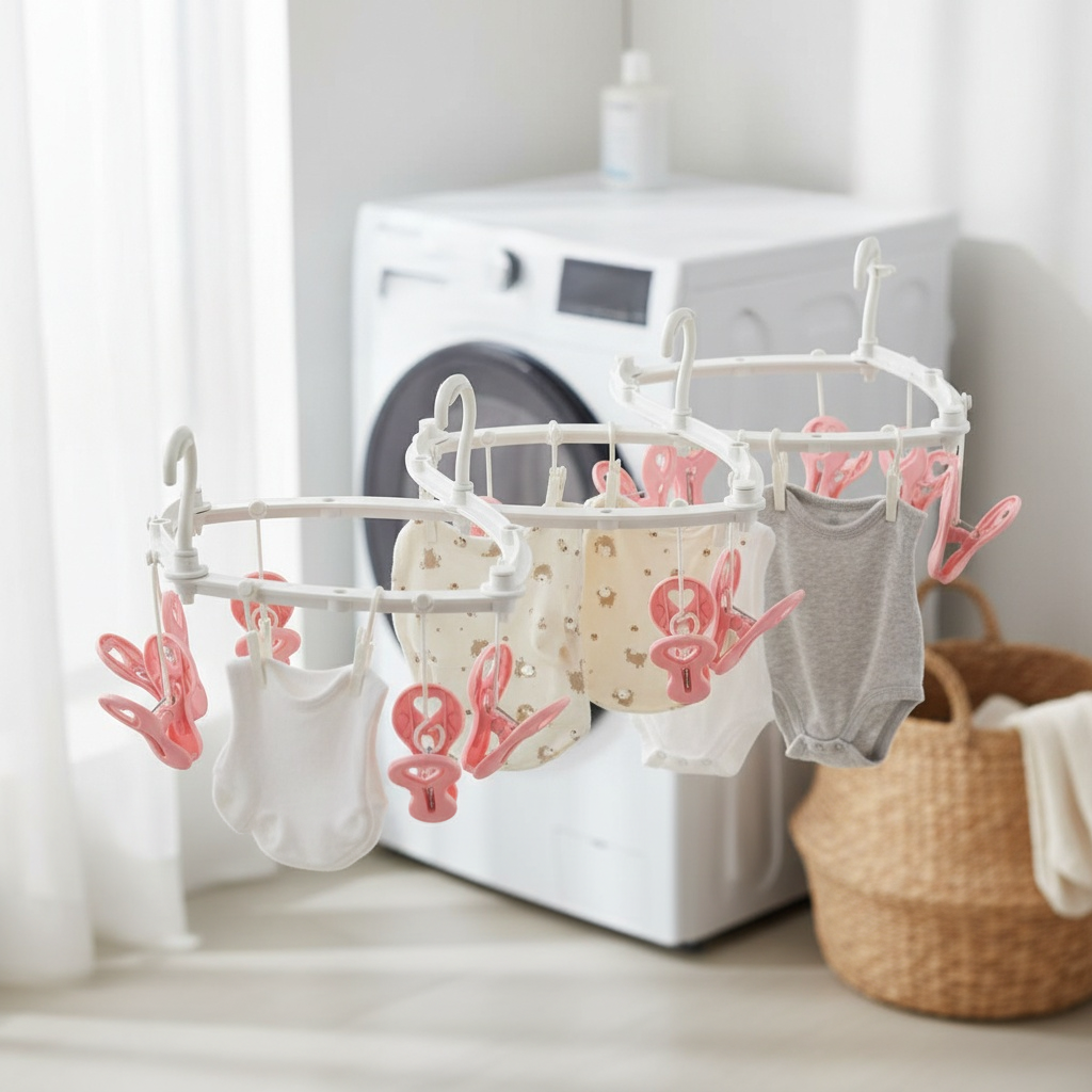 Varal Sanfona Expansível Poly Play 16 Prendedores Love - Grande e Decorativo
