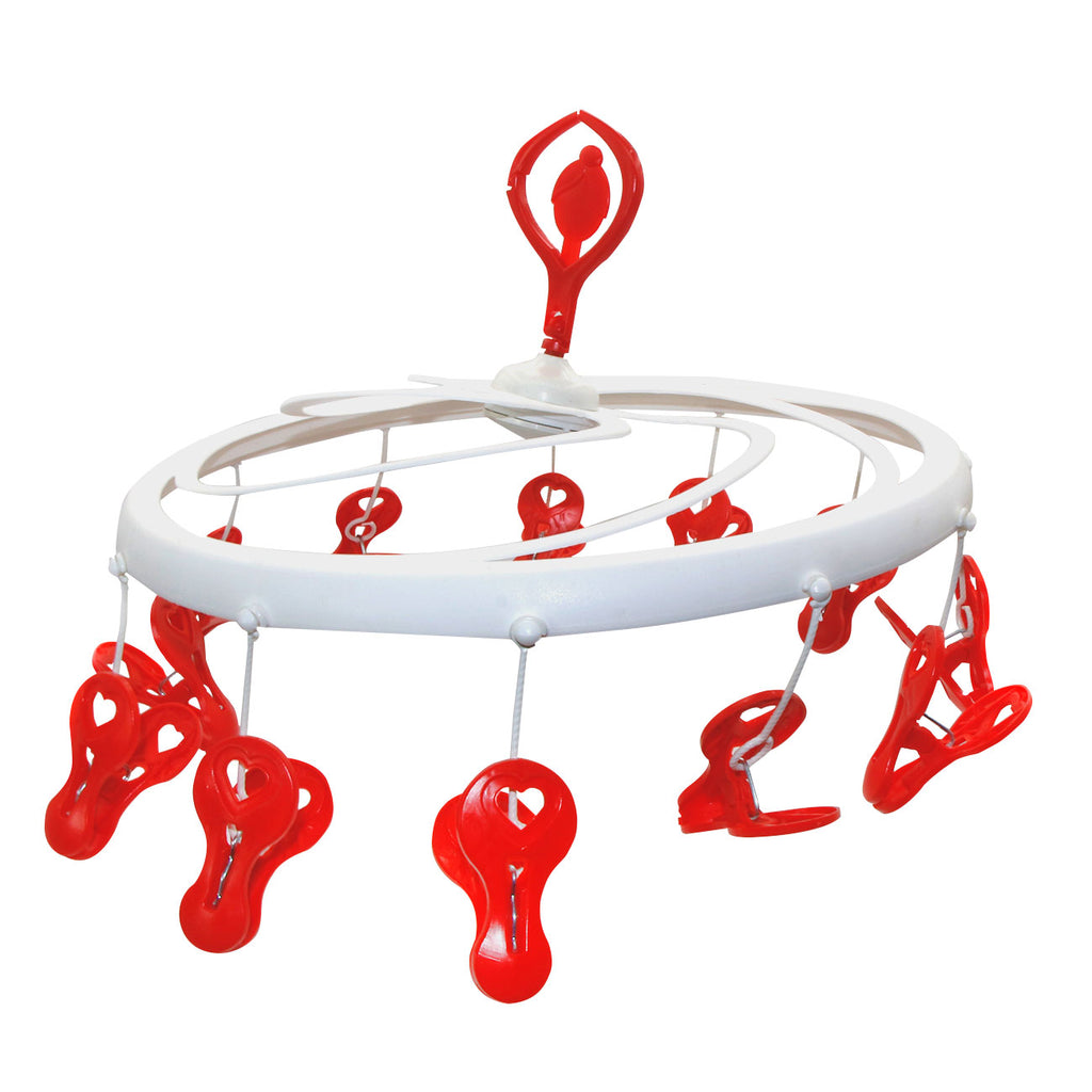 Varal Bailarina Poly Play 12 Prendedores Love - Grande Área, Lavanderia Decorada