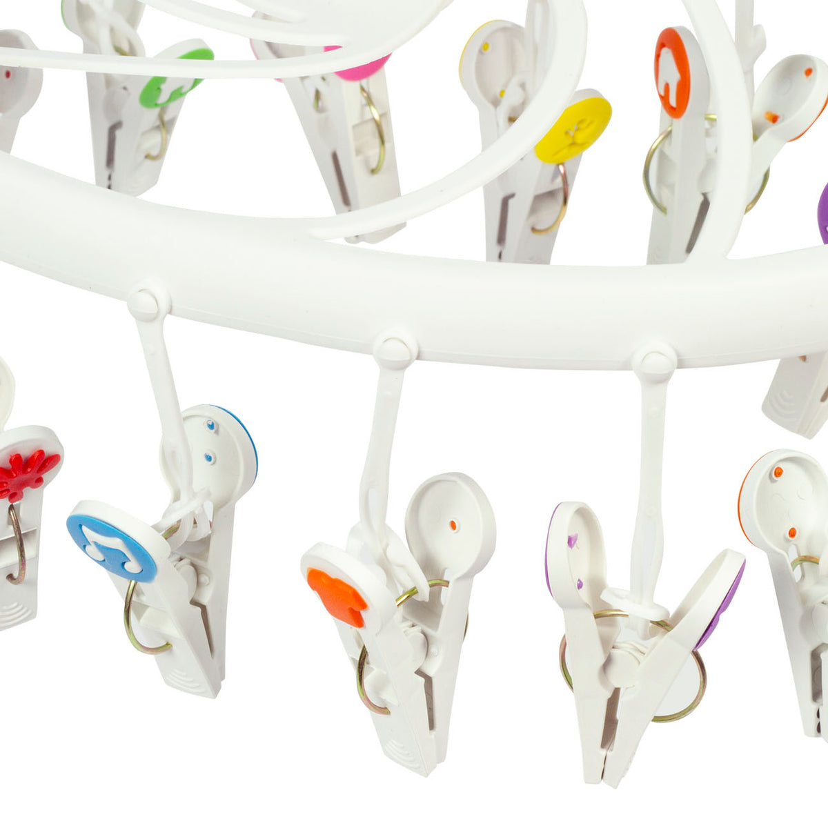 Varal Bailarina PrendMania Poly Play 12 Prendedores - Design Inovador Compacto