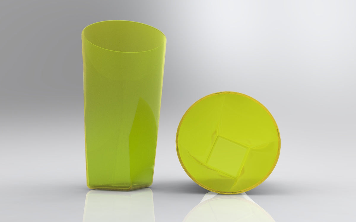 Copo Espiral Poly Play Kit 4 Unidades - Design Exclusivo para Toda a Família