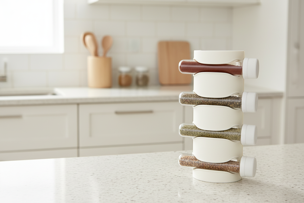 Porta Condimento Poly Play - Cozinha Organizada - bancada ou parede , vertical ou horizontal