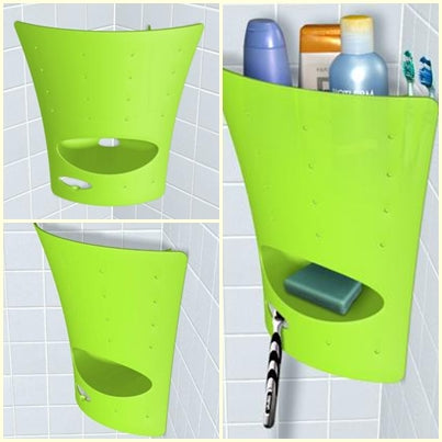Cantoneira Banheiro Poly Play - Organiza o Box com Fácil Instalação