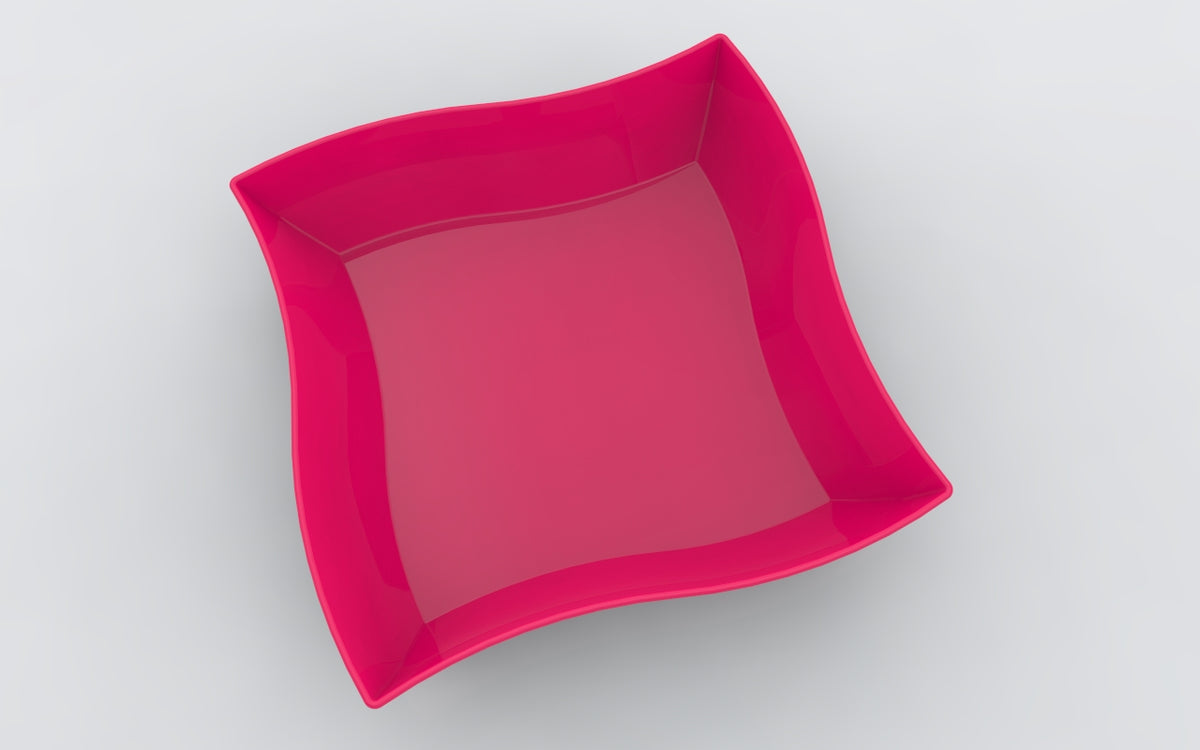 Prato para Lanche Espiral Poly Play ( 4 unidades ) - Multiuso Para Família